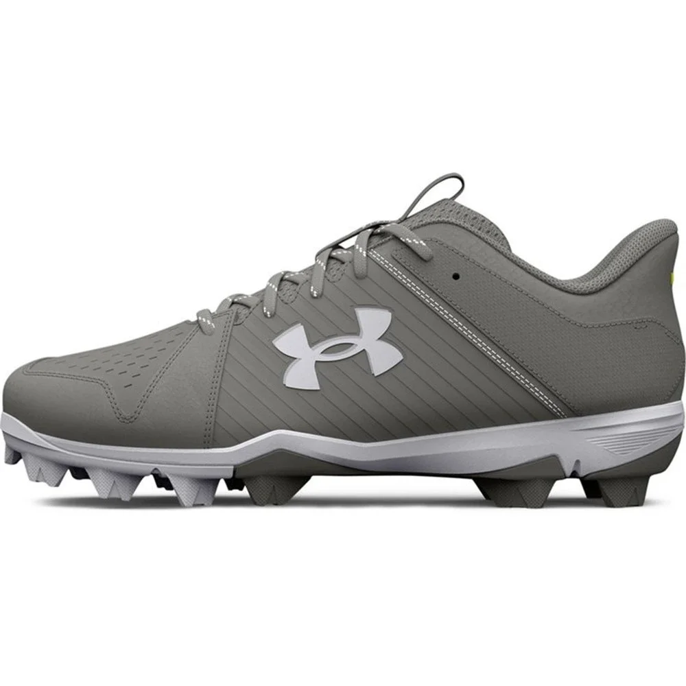 Under Armour Mens Leadoff Low RM Molded Baseball Cleats Size 13 Grey White NWOB